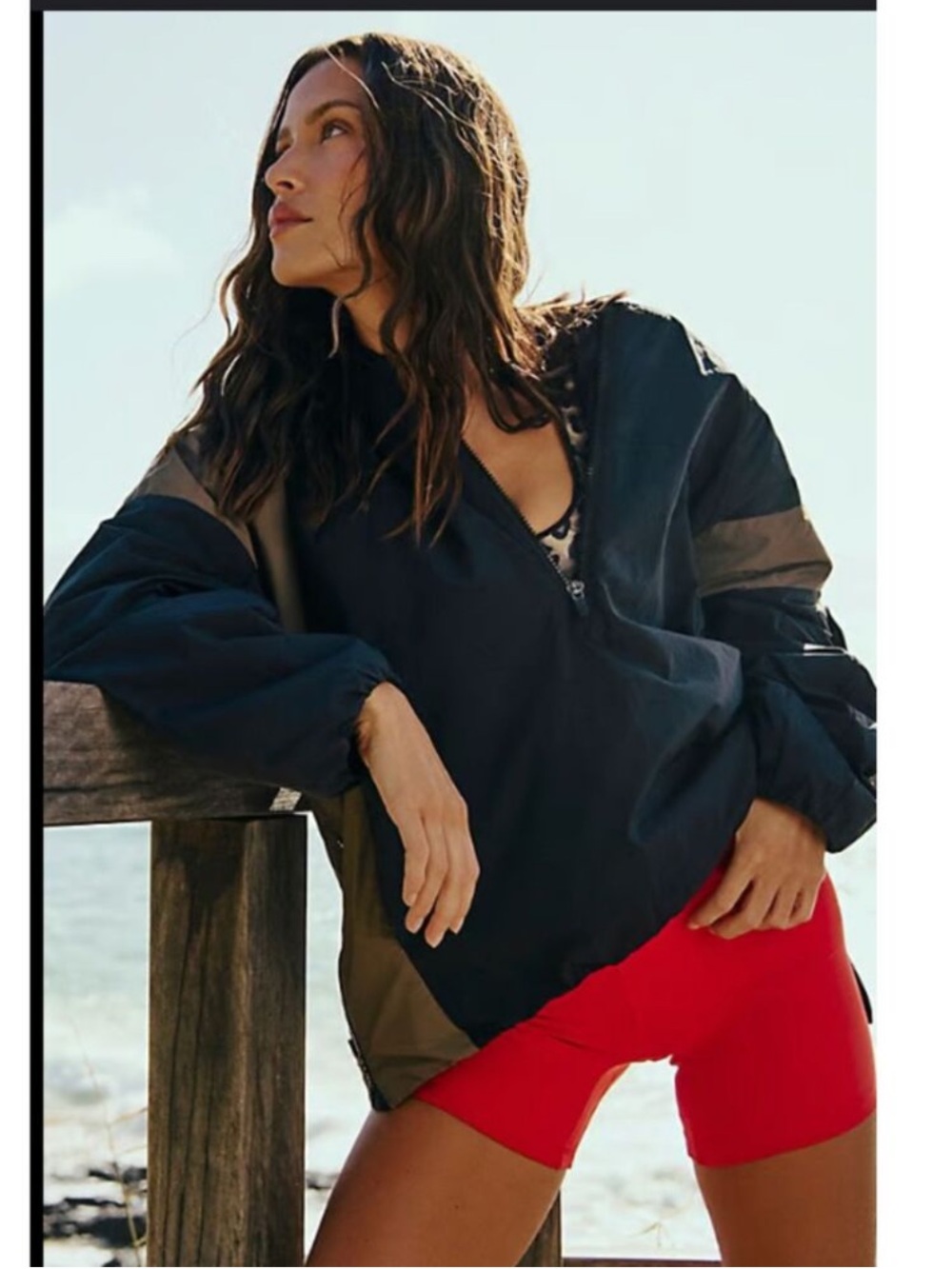 Free People Match Up Rugby Pullover - Picture 3 of 8